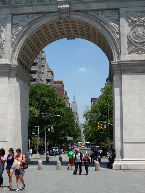 Triple combo : Washington Square, 5th Ave and The Empire State Building