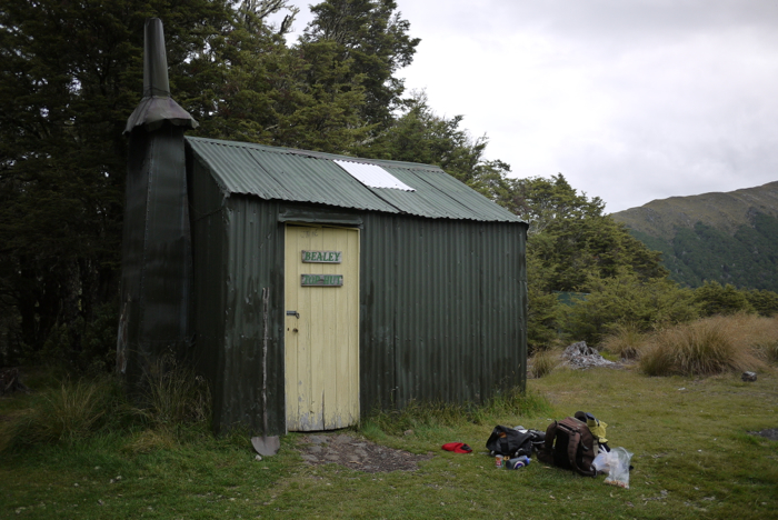 The Bealy Spur Hut, built in 1925