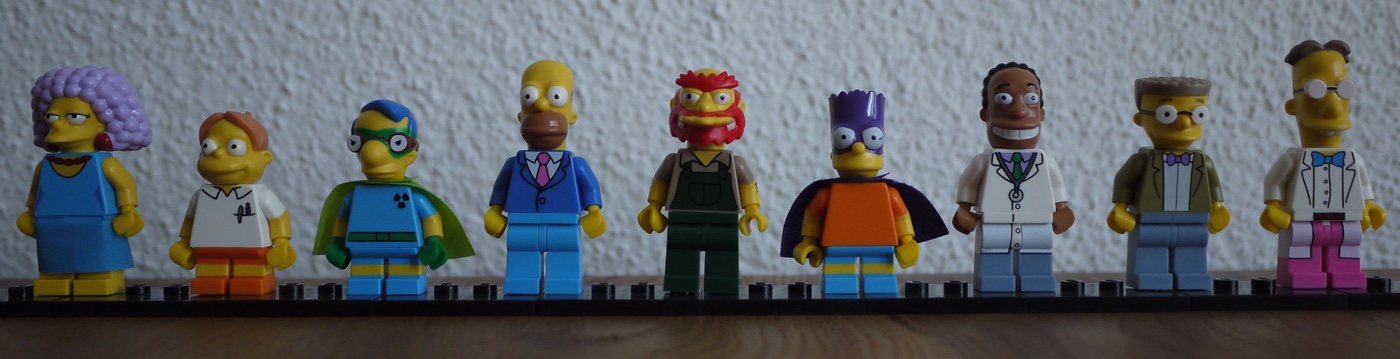 my Simpsons minifigs