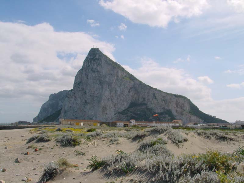 le rocher de Gibraltar