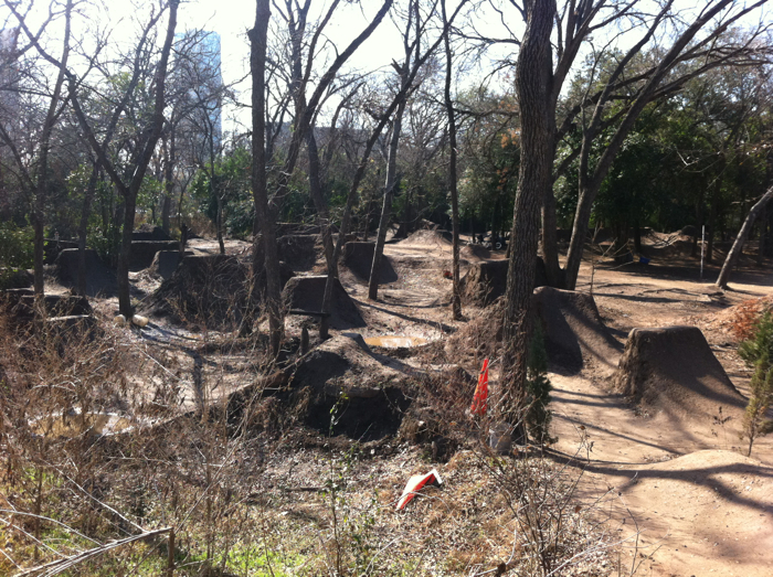 9th Street trails... unridable after 2 weeks of rain