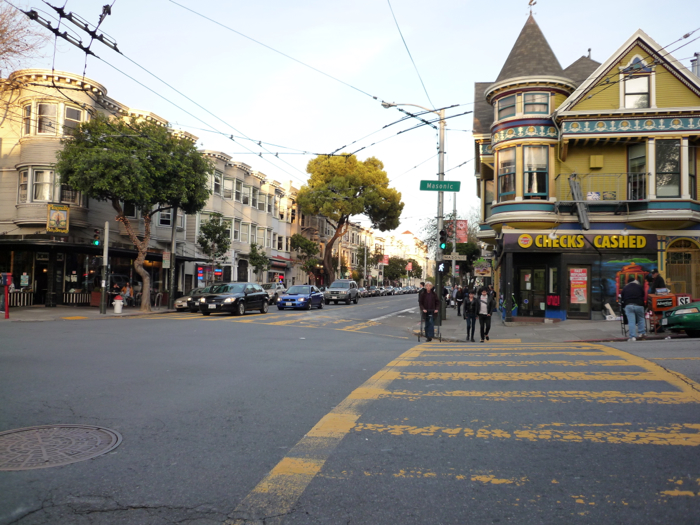 Colorful Haight Street