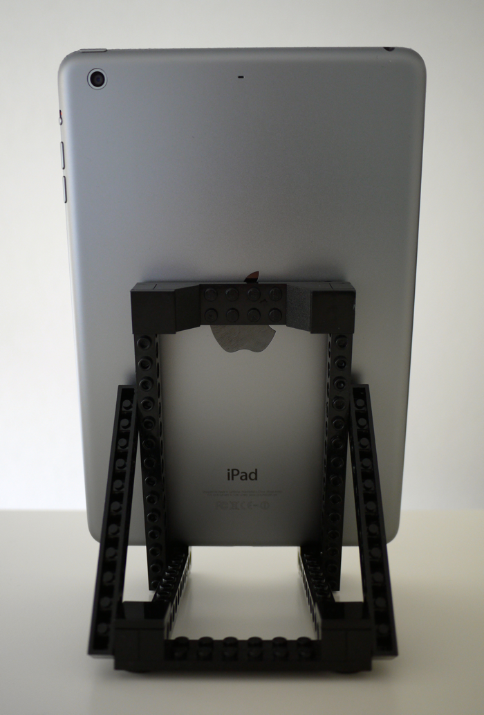 Back view with the iPad Mini