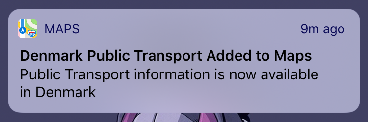 Nice touch: as soon as you enter a new country, the Maps app downloads public transport schedules
