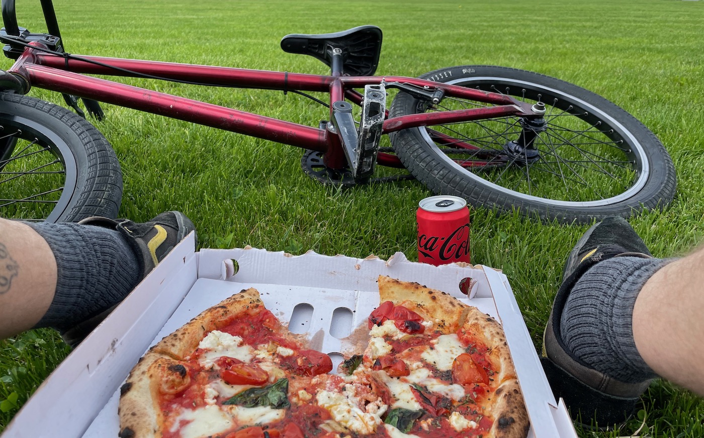 this is life: BMX, pizza & soda