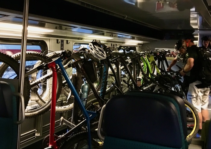 Neatly aligned bikes, as it should be (28.08.2016)